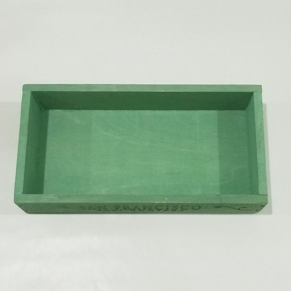 San Francisco Soap Company - Wood Display Box - Faded Green - Picture 5 of 13